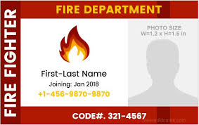 Free fire inspection forms for mobile and tablet fire, safety and security inspections. Fire Department Employees Id Cards Microsoft Word Id Card Templates