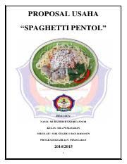 Proposal usaha makanan cassava castle. Proposal Makanan Internasional Guru Paud