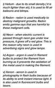 Image Result For Find Out The Applications Of All Inert Gases Prepare A Chart Inert Gas Current Electric Chart