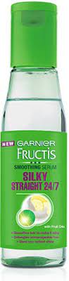 The serum comes enriched with avocado and grapeseed oil and helps nourish. Garnier Fructis Silky Straight 24 By 7 Smoothing Serum 100 Ml Price Buy Garnier Fructis Silky Straight 24 By 7 Smoothing Serum 100 Ml Online At Best Price In India Shoponn In