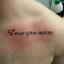 I love you more tattoo on forearm. Love You More Tattoo Love You More Tattoo Jewlery Tattoo Body Art Tattoos