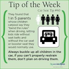 1 In 5 Parents Confess They Bend The Car Seat Rules With Driving A Or Letting Their Kids Ride Carpool Alway Child Passenger Safety Car Seat Rules Kids Ride On