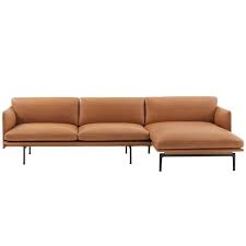 A matching footstool from our collection will allow whoever isn't relaxing on the chaise end of the sofa to put their feet up in style. Outline Chaise Longue Sofa By Muuto Connox