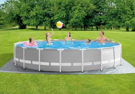 Intex 18ft X 48in Prism Frame Above Ground Swimming Pool Set