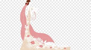 This tailoring pattern is used for the tailoring profession. Woman In Beige And White Floral Dress Illustration Wedding Invitation Bridal Shower Bride Wedding Cake Married Element People Wedding Png Pngegg