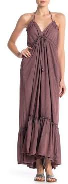 Boho Me Halter Ruffle Hem Maxi Dress Maxi Dress Dresses Nordstrom Dresses