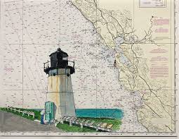 point montara lighthouse on a noaa nautical chart