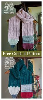 Many beginners start their first project with scarf because it's not too complicated to knit. Pencil Scarf Free Crochet Pattern