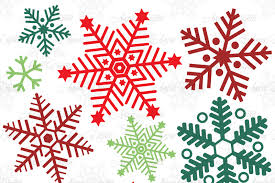 Christmas Snowflake Clipart By AvenieDigital | TheHungryJPEG.com