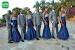 Royal Blue And Gold Wedding Dresses
