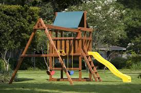 How To Build Your Own Playscape With Do It Yourself Plans Swing Set Plans Swing Set Backyard Design