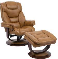 The famous charles eames 'relax' lounge chair and ottoman were both designed especially for friend and director billy wilder in 1956. Parker Living Monarch Manual Reclining Swivel Chair And Ottoman Contemporary Recliner Chairs By Unlimited Furniture Group Houzz