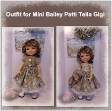 Meadow Poupee Mini Bailey Patti Tella Gigi 35 Euros Frais De Port Compris En Envoi En Lettre Suivie Poupees Vetements Set Little Darling Boneka Meadow Robe De Bouquetiere Mini Lettre Suivie
