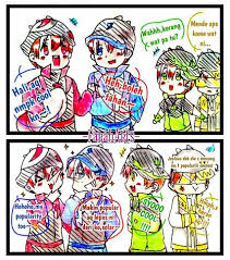 Boboiboy Art 2 Discontinued Boboiboy Swap Trend Comic In 2020 Boboiboy Anime Art Book Art