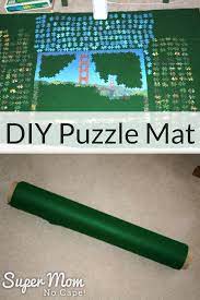 Diy Puzzle Mat Diy Puzzles Puzzle Mat Diy Craft Projects