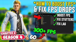 Deep dive into the top players. How To Fix Fps Drops In Fortnite Boost Fps Fix Lag Chapter 2 Season 4 Youtube