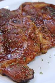 Oven Baked Barbecue Pork Chops I Heart Recipes Recipe Pork Steak Recipe Baked Pork Baked Pork Steak