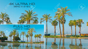 High definition displays are everywhere. Compare New Digital Video Standard 4k Ultra Hd Vs Full Hd Stock Photo Picture And Royalty Free Image Image 69697713