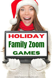 Host an adult slumber party for a birthday and sit back and relax in your favorite pajamas. 15 Best Games To Play On Zoom With Kids Happy Mom Hacks Kids Party Games Christmas Games For Kids Fun Christmas Party Games