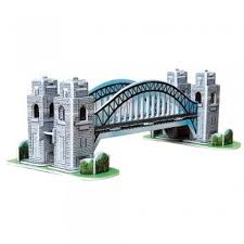 3 79 Mini Educational 3d Model Puzzle Jigsaw Sydney Harbour Bridge Diy Toy 33 Pcs Sydney Harbour Bridge Harbour Bridge Model