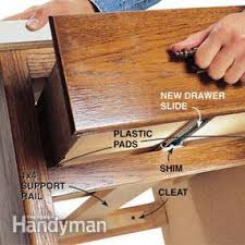 The cabinet company equipped the cabinets with one sliding drawer per each cabinet and we loved the convenience of. Fixing Drawers How To Make Creaky Drawers Glide Diy