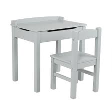 Child S Lift Top Desk Chair Gray Melissa And Doug