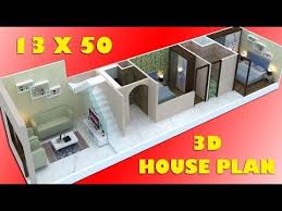 We gave him a thorough brief about the perks of having a 3d floor plan and how it can be designed easily with us by having our online customized. 13x50 3d House Plan 13x50 3d Floor Plan 13x50 3d Home Plan 13x50 Ghar Ka Naksha 13 X 50 In 2021 3d House Plans Single Storey House Plans 20x30 House Plans
