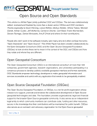Open Source and Open Standards