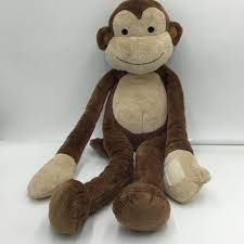 Lambs Ivy Brown Tan Monkey Plush Soft Toy Stuffed 20 Lambsivy Monkey Plush Lambs Ivy Soft Toy