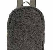 Donkergrijze Teddy Mini Rugzak