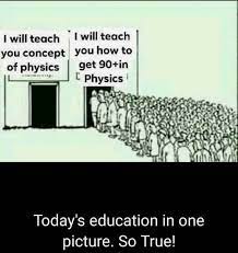 Not Mine But Very True Physics Education System In India Science Facts
