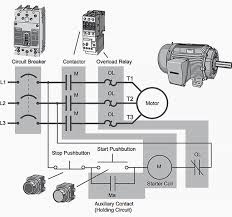 Motor Starter Wiring Diagram Electrical Circuit Diagram Electrical Projects Diy Electrical
