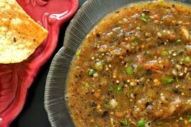 Food Salsa Quemada Roasted Tomato And Tomatillo Salsa Roasted Salsa Recipe Roasted Tomato Salsa Roasted Tomatillo Salsa