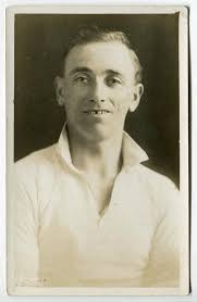 Andrew Thompson. Tottenham Hotspur 1920-1930. Sepia real photograph  postcard of Thompson, head and shoulders, in Spurs shirt. W.J. Crawford of  Edmonton postcard, dated 1921. Good/very good condition Postally unused  Auction of Cricket,
