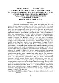 Check spelling or type a new query. Laba Webbed Contoh Rpp Pembelajaran Terpadu Model Jaring Laba Laba Paud Berbagai Contoh