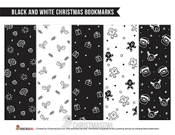 I haven't had a digital print job done in several years and the technology has improved to the point that i can't tell the. Printable Black And White Christmas Bookmarks
