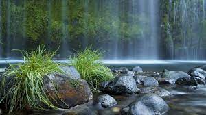 A Absolutely Awsome Waterfall I Like To Start My Day With This Slide Waterfall Wallpaper Waterfall Landscape Waterfall Pictures