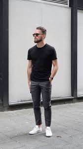 5 T Shirt Outfits You Ll Love To Wear On Repeat Minimalist Fashion Men Shirt Outfit Men Black Shirt Outfits