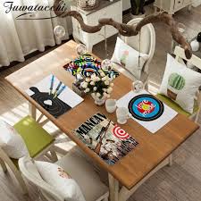 Console table decorating ideas to add function and style to your space. Fuwatacchi Creative Game Target Placemat For Dining Table Decor Accessories Coffee Table Mats Kitchen Restaurant Cup Coaster New Mats Pads Aliexpress