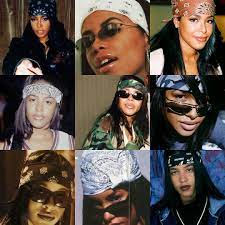 Her Bandanas Aaliyah Missdanahaughton Aaliyah Outfits Aaliyah Hair Black Girl Aesthetic