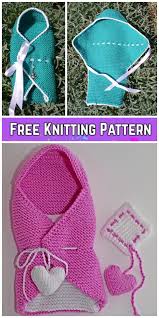 Written directions come in two versions, short and full. Knit Hooded Baby Blanket Free Knitting Patterns