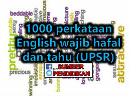 Dengan terus berlatih dan menggunakan sumber belajar yang tepat, anda bisa mulai berbicara dalam bahasa inggris dengan penuh percaya diri. 1000 Perkataan English Mesti Hafal Dan Tahu Dalam Persediaan Upsr Sumber Pendidikan