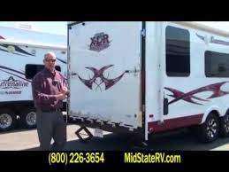 2013 forest river xlr toy hauler. Forest River Xlr Lite 25fkv Travel Trailer Toy Hauler Youtube