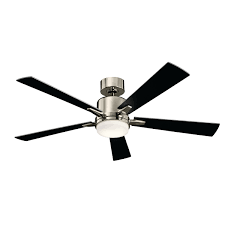 Also a hand held remote control will give you full control of the 3 speeds, battery included. Kichler Lucian Polished Nickel Ceiling Fan