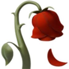 Pin By Caitlin Acker On Polyvore Rose Emoji Wilted Rose Apple Roses