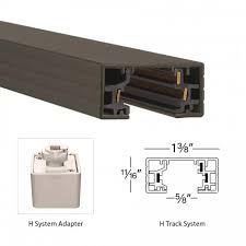 H Track 120v Single Circuit Track Section Wac Lighting