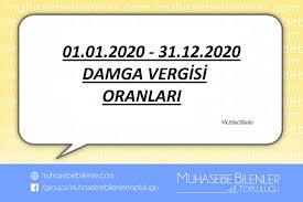 2017 yili i̇çi̇n bazi damga vergi̇si̇ ni̇spetleri̇ ve maktu tutarlar. Muhasebe Bilenler Toplulugu2020 Yili Damga Vergisi Oranlari