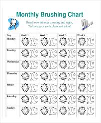 free 7 monthly chart examples samples in pdf examples