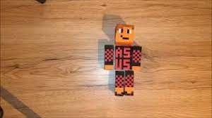 Paper minecraft is a 2d version of the legendary building game minecraft. Mein Minecraft Charakter Aus Papier Basteln Redstone Army Youtube