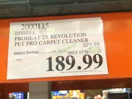 Bissell Proheat 2x Revolution Pet Pro Carpet Cleaner Costco Price Bissell Proheat 2x Revolution Pet Carpet Cleaner Model 1548p Costcochaser